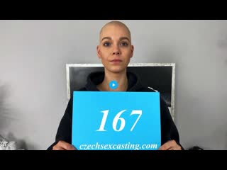 czechsexcasting - enigma silky - shaved head girl in casting fuck dream [homemade,private,blowjob,on camera,casting,milf,2020]